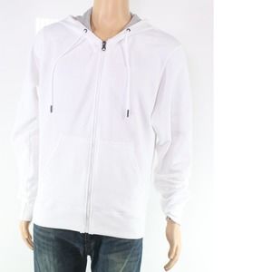 Champion Mens Fleece Embroidered Yellow Size XL Full Zip Sweater